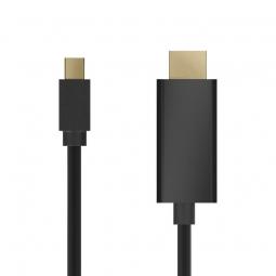Cable Conversor Aisens A125-0458/ Mini Displayport Macho - HDMI Macho/ 3m/ Negro - Imagen 2