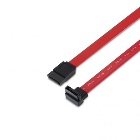 Cable SATA Aisens A130-0155/ SATA Macho - SATA Macho/ 0.5m/ Rojo - Imagen 1