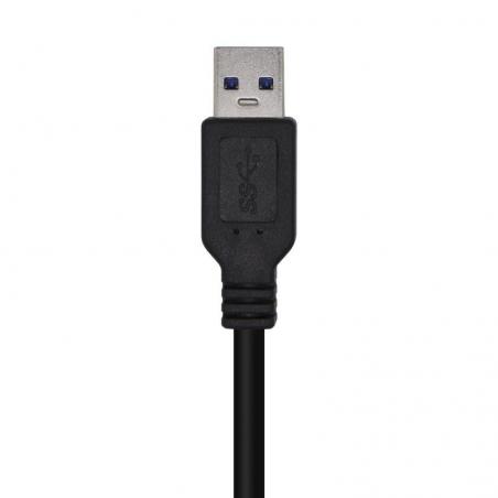 Cable USB 3.0 Impresora Aisens A105-0444/ USB Macho - USB Macho/ 2m/ Negro - Imagen 3