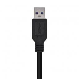 Cable USB 3.0 Impresora Aisens A105-0445/ USB Macho - USB Macho/ 3m/ Negro - Imagen 3