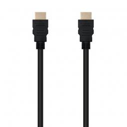 Cable HDMI 1.3b Nanocable 10.15.0301/ HDMI Macho - HDMI Macho/ 1m/ Negro - Imagen 1