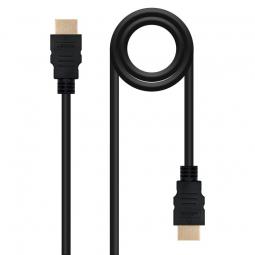 Cable HDMI 1.3b Nanocable 10.15.0301/ HDMI Macho - HDMI Macho/ 1m/ Negro - Imagen 2