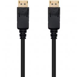 Cable Displayport 1.2 4K Nanocable 10.15.2303/ Displayport Macho - Displayport Macho/ 3m/ Negro - Imagen 2