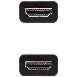 Cable HDMI 2.0 4K Nanocable 10.15.3705/ HDMI Macho - HDMI Macho/ 5m/ Negro/ Azul - Imagen 3