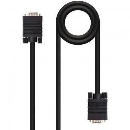 Cable SVGA Nanocable 10.15.1303/ VGA Macho - VGA Macho/ 3m/ Negro - Imagen 1