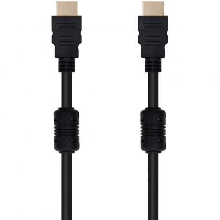 Cable HDMI 1.4 Nanocable 10.15.1810/ HDMI Macho - HDMI Macho/ 10m/ Negro - Imagen 1