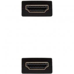 Cable HDMI 1.4 Nanocable 10.15.1810/ HDMI Macho - HDMI Macho/ 10m/ Negro - Imagen 2