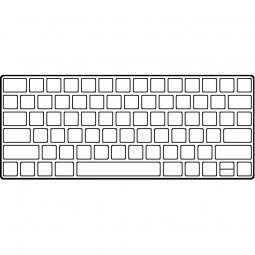 Teclado Inalámbrico Apple Magic Keyboard/ Plata - Imagen 1