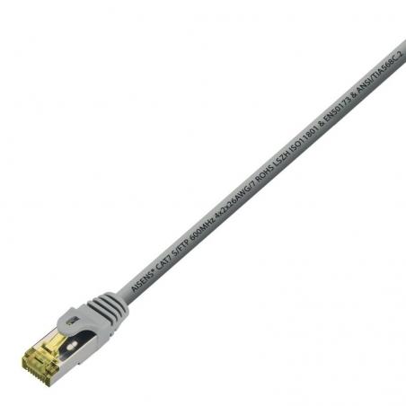 Cable de Red RJ45 SFTP Aisens A146-0338 Cat.7/ 10m/ Gris - Imagen 2