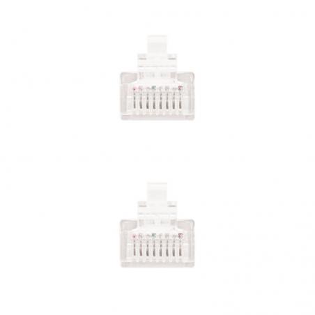 Cable de Red RJ45 UTP Nanocable 10.20.0105-W Cat.5e/ 5m/ Blanco - Imagen 3