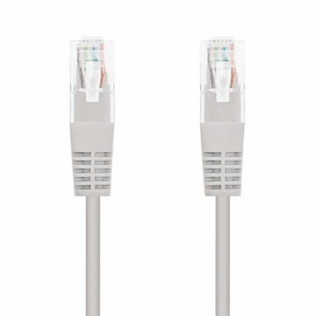 Cable de Red RJ45 UTP Nanocable 10.20.0400-L25 Cat.6e/ 25cm/ Gris - Imagen 1