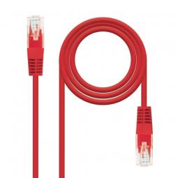 Cable de Red RJ45 UTP Nanocable 10.20.0400-R Cat.6/ 50cm/ Rojo - Imagen 1