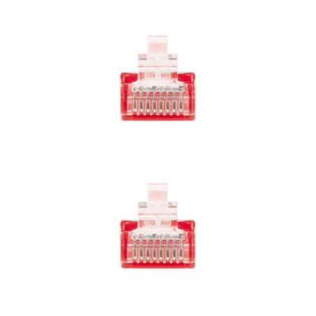 Cable de Red RJ45 UTP Nanocable 10.20.0401-R Cat.6/ 1m/ Rojo - Imagen 3