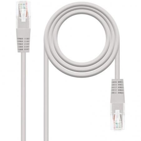 Cable de Red RJ45 UTP Nanocable 10.20.0405 Cat.6e/ 5m/ Gris - Imagen 2