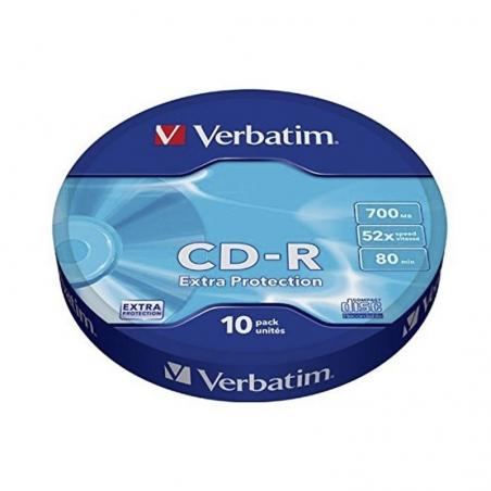 CD-R Verbatim Datalife 52X/ Tarrina-10uds - Imagen 1