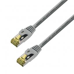 Cable de Red RJ45 S/FTP Aisens 146-0332 Cat.7/ 25cm/ Gris - Imagen 1