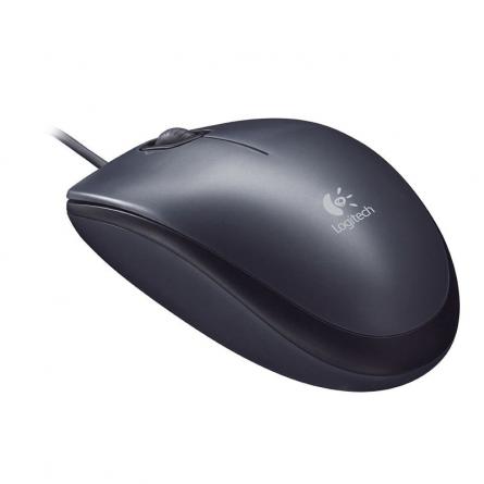 Ratón Logitech M90/ Hasta 1000 DPI/ Gris - Imagen 1