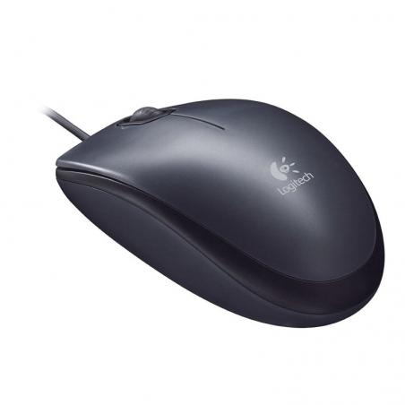 Ratón Logitech M90/ Hasta 1000 DPI/ Gris - Imagen 1