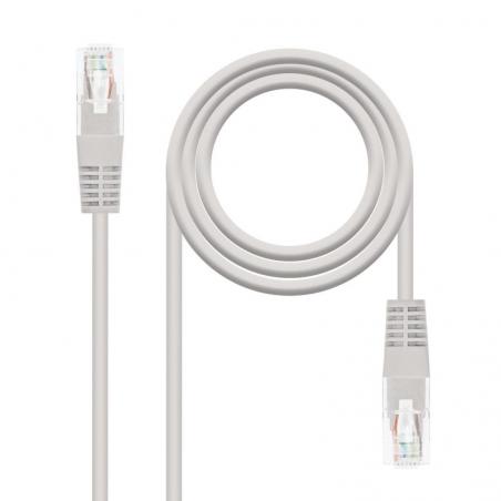 Cable de Red RJ45 UTP Nanocable 10.20.0400-L30 Cat.6/ 30cm/ Gris - Imagen 2
