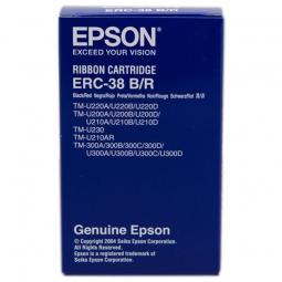 Cinta Nylon Epson ERC-38/ Negro/ Rojo - Imagen 1