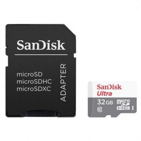 Tarjeta de Memoria SanDisk Ultra 32GB microSD HC con Adaptador/ Clase 10/ 100MB/s - Imagen 2
