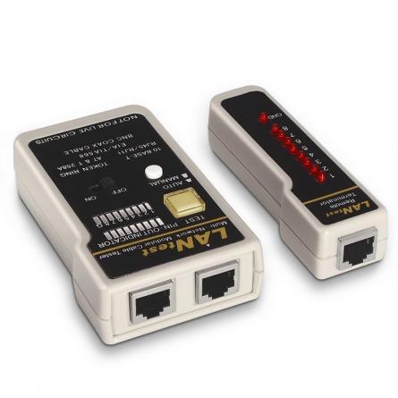 Tester Aisens A142-0314 para RJ11-RJ12-RJ45 - Imagen 1