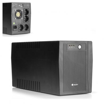 SAI Offline NGS Fortress 2000 V2/ 1500VA-900W/ 4 Salidas/ Formato Torre - Imagen 1