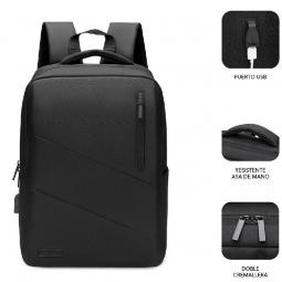 Mochila Subblim City Backpack para Portátiles hasta 15.6'/ Puerto USB - Imagen 1
