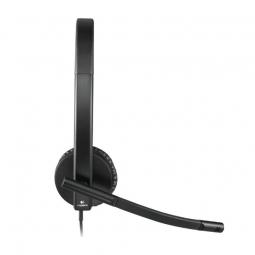 Auricular Logitech H570E/ con Micrófono/ USB/ Negro - Imagen 3