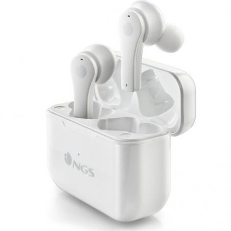 Auriculares Bluetooth NGS Ártica Bloom con estuche de carga/ Autonomía 6h/ Blancos - Imagen 1