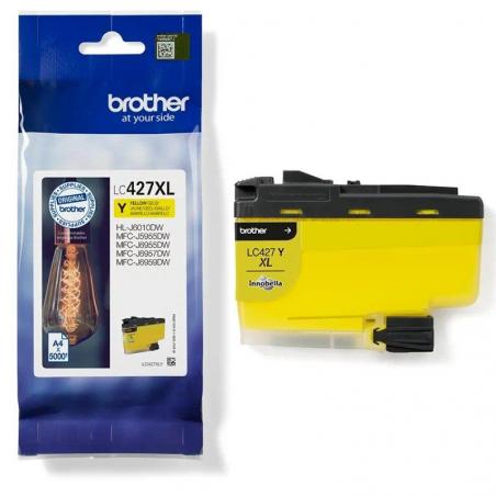 Cartucho de Tinta Original Brother LC-427 XL Alta Capacidad/ Amarillo - Imagen 2