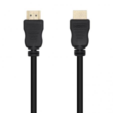 Cable HDMI 1.4 14+1 CCS Aisens A119-0528/ HDMI Macho - HDMI Macho/ 1m/ Negro - Imagen 1