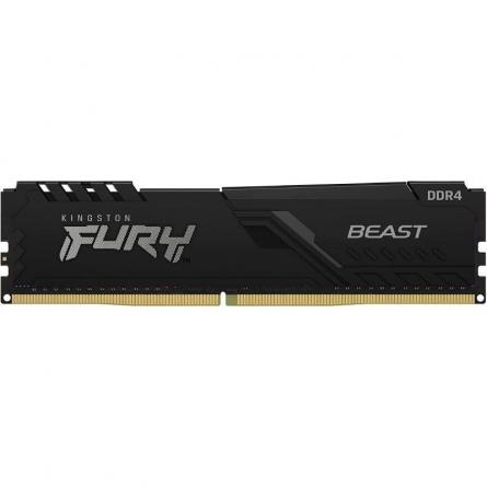 Memoria RAM Kingston FURY Beast 8GB/ DDR4/ 3200MHz/ 1.35V/ CL16/ DIMM - Imagen 1