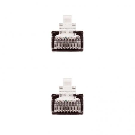 Cable de Red RJ45 UTP Nanocable 10.20.0400-L25-BK Cat.6/ 25cm/ Negro - Imagen 3