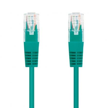Cable de Red RJ45 UTP Nanocable 10.20.0400-L25-GR Cat.6/ 25cm/ Verde - Imagen 1