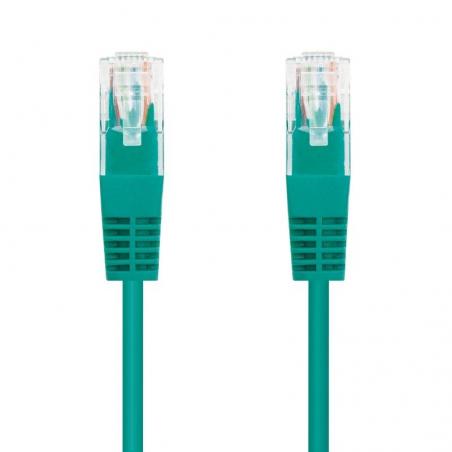 Cable de Red RJ45 UTP Nanocable 10.20.0400-L25-GR Cat.6/ 25cm/ Verde - Imagen 1