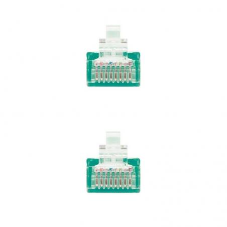 Cable de Red RJ45 UTP Nanocable 10.20.0400-L25-GR Cat.6/ 25cm/ Verde - Imagen 3