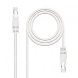 Cable de Red RJ45 UTP Nanocable 10.20.0400-L25-W Cat.6/ 25cm/ Blanco - Imagen 2
