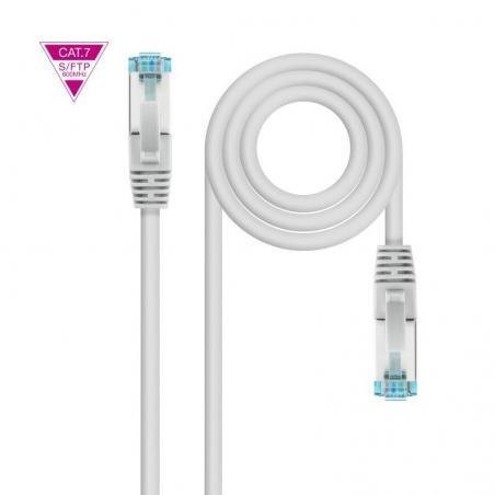 Cable de Red RJ45 SFTP Nanocable 10.20.1703 Cat.7/ 3m/ Gris - Imagen 2