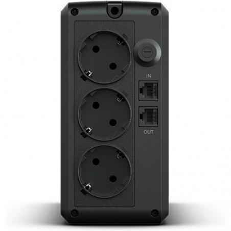 SAI Línea Interactiva Cyberpower UT 650EG/ 650VA-360W/ 3 Salidas/ Formato Torre - Imagen 2