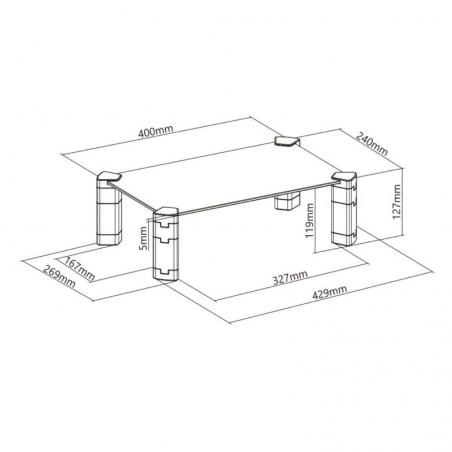 Soporte para Monitor Aisens MR01C-109/ hasta 20kg - Imagen 2