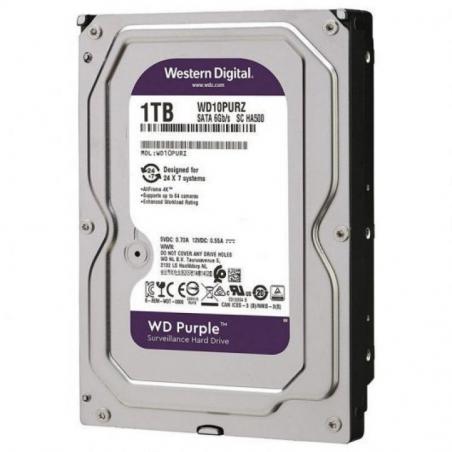 Disco Duro Western Digital WD Purple Surveillance 1TB/ 3.5'/ SATA III/ 64MB - Imagen 2