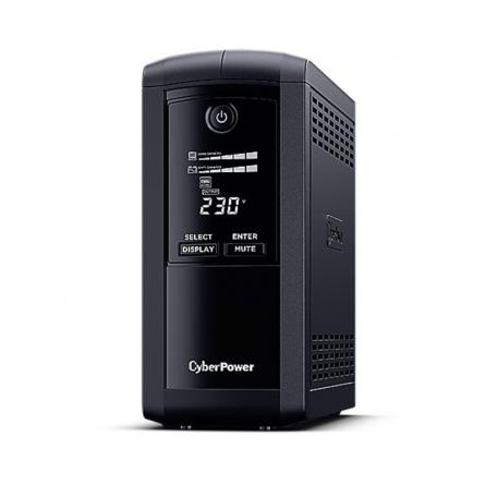 SAI Línea Interactiva Cyberpower VP700ELCD/ 700VA-390W/ 4 Salidas/ Formato Torre - Imagen 1