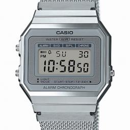 Reloj Digital Casio Vintage Iconic A700WEM-7AEF/ 37mm/ Plata - Imagen 1