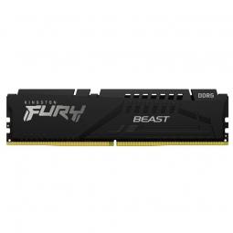 Memoria RAM Kingston FURY Beast 16GB/ DDR5/ 5200MHz/ 1.1V/ CL38/ DIMM - Imagen 1