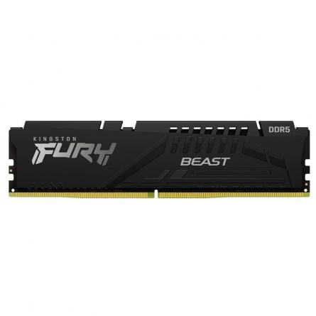 Memoria RAM Kingston FURY Beast 16GB/ DDR5/ 5200MHz/ 1.1V/ CL38/ DIMM - Imagen 1