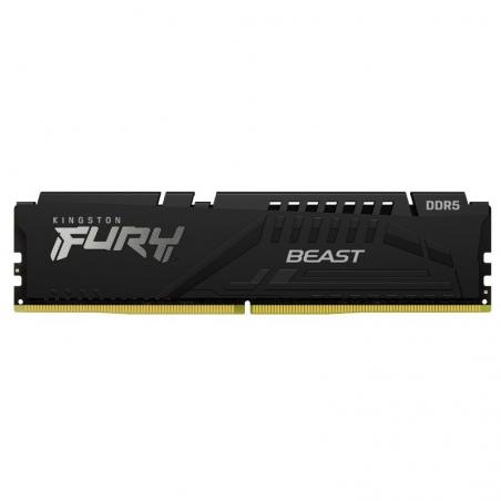 Memoria RAM Kingston FURY Beast 16GB/ DDR5/ 5200MHz/ 1.1V/ CL38/ DIMM - Imagen 1