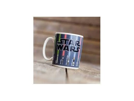 Taza térmica star wars espadas láser