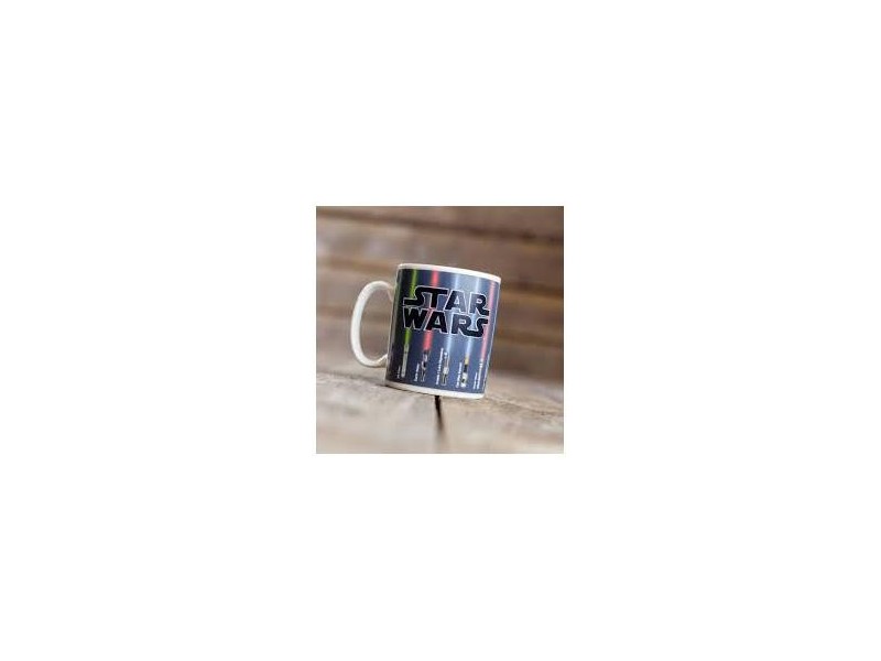 Taza térmica star wars espadas láser