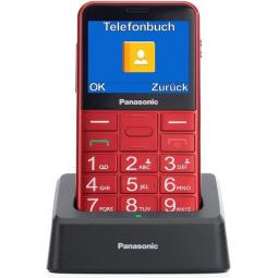 Teléfono Móvil Panasonic KX-TU155EXRN para Personas Mayores/ Rojo - Imagen 1